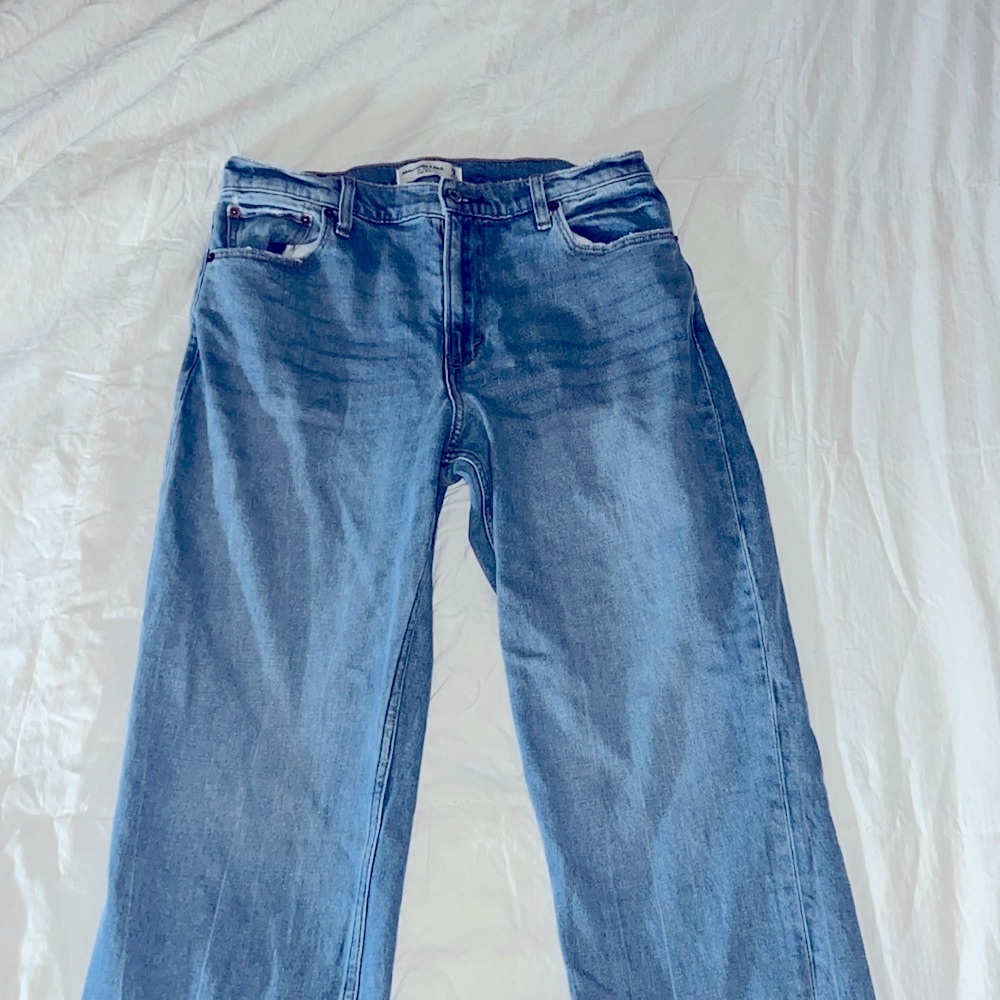 A&F High Rise Mom Jeans